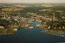 An aerial view of Cambridge, Maryland. - Photo: Dave Harp